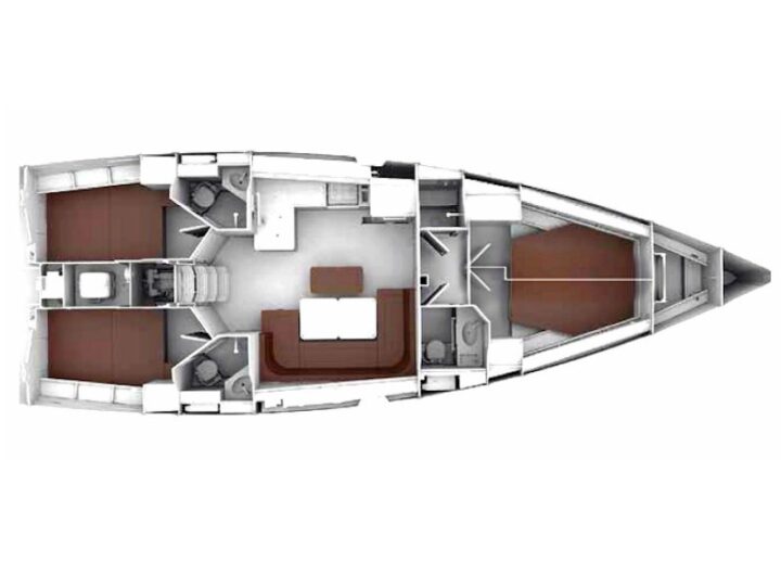 Bavaria Cruiser 46 Style layout